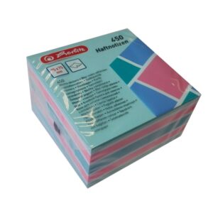 Märkmepaber 75x75mm Color Block värvilised lehed 1/1